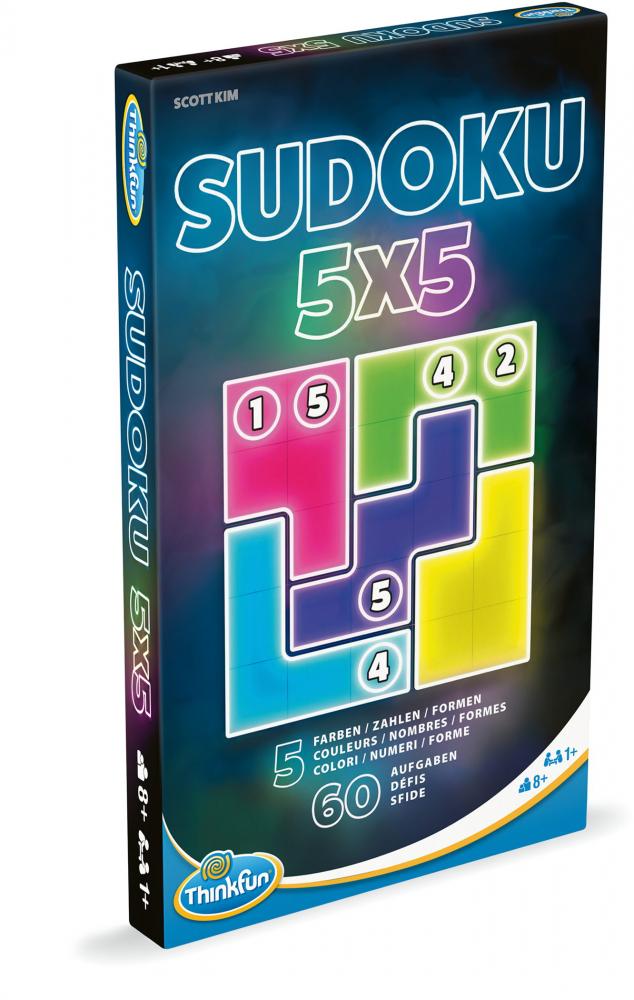 Thinkfun Familienspiel Logikspiel Sudoku 5x5 76634