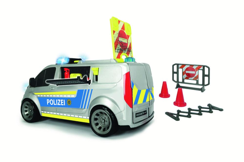 Dickie Spielfahrzeug Polizei Auto Go Real / SOS Ford Transit Police 203715013