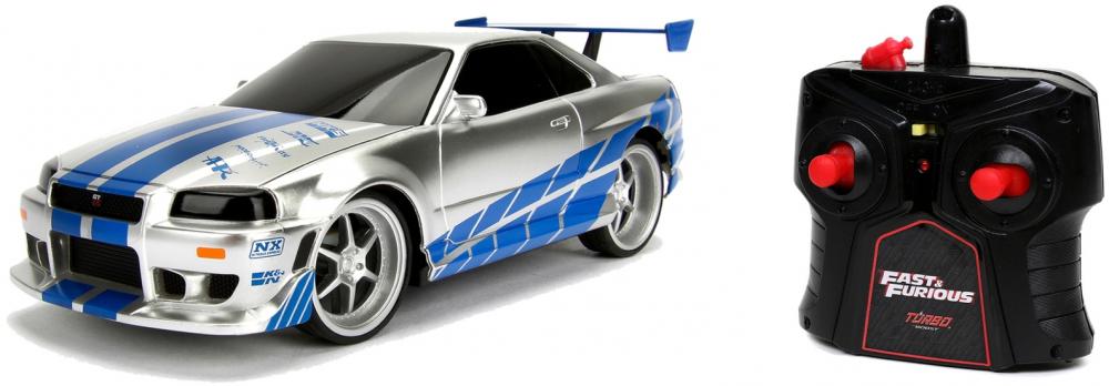 Jada ferngesteuertes Fahrzeug Auto Hollywood R. RC Fast & Furious Nissan Skyline GTR 1:16 253206007