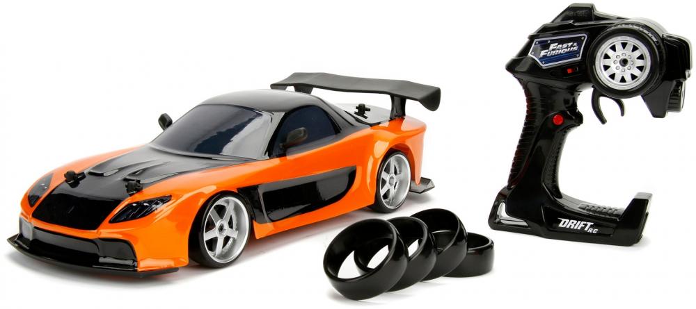 Jada ferngesteuertes Fahrzeug Auto Hollywood Rides RC Fast & Furious Drift Mazda RX-7 1:10 253209001