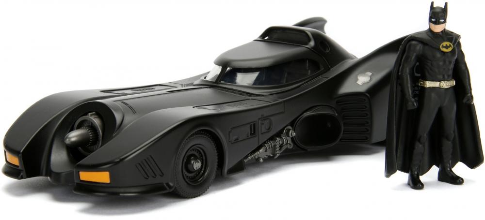 Jada Modellauto Hollywood Rides Batman 1989 Batmobile mit Figur 1:24 253215002