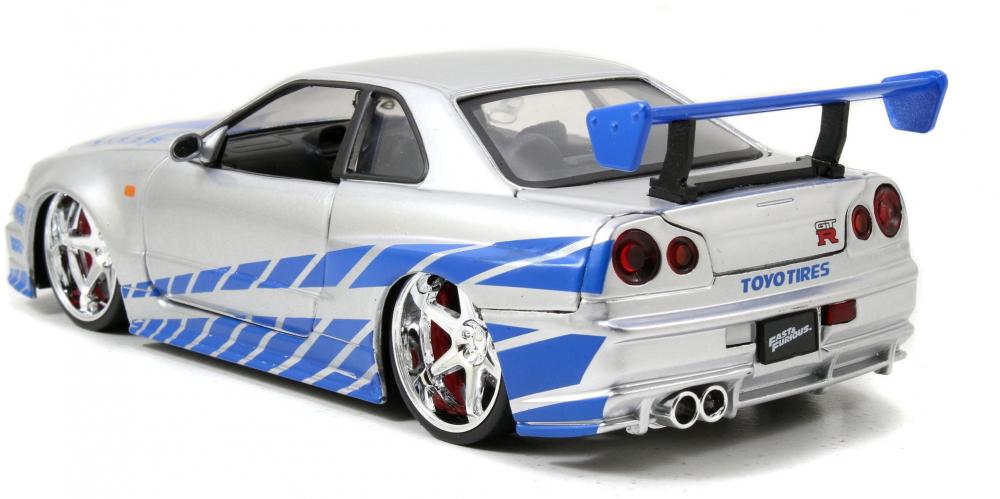 Jada Modellauto Hollywood Rides Fast & Furious 2002 Nissan Skyline 1:24 253203044