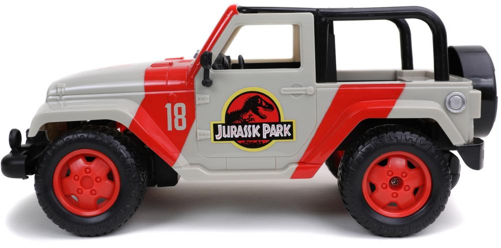 Jada ferngesteuertes Fahrzeug Auto Hollywood Rides RC Jurassic World Jeep Wrangler 1:16 253256000