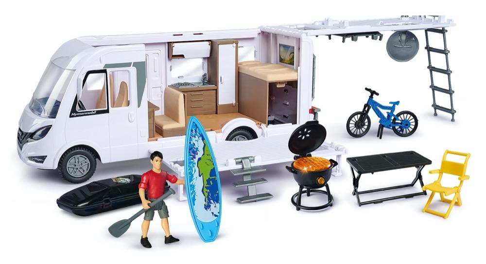 Dickie Spielfahrzeug Wohnmobil Go Real / Urban & Adventure Camper Set 203837021