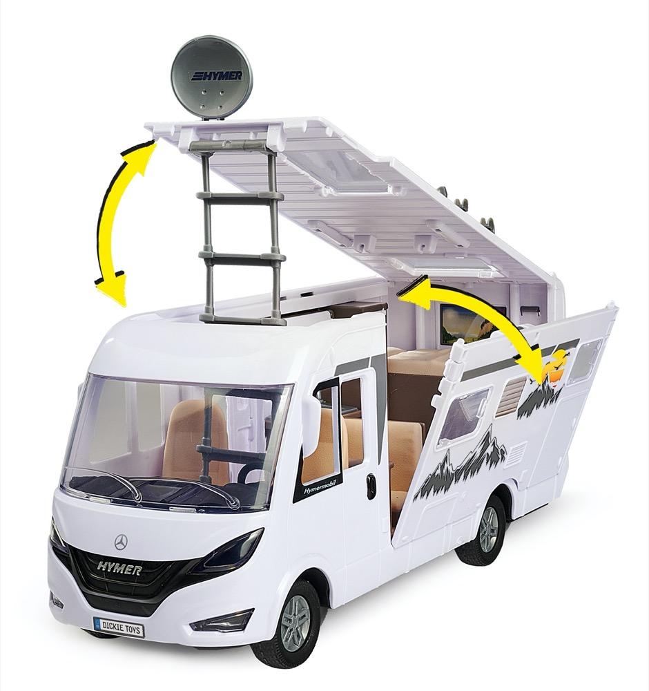 Dickie Spielfahrzeug Wohnmobil Go Real / Urban & Adventure Camper Set 203837021