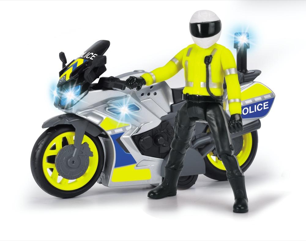 Dickie Spielfahrzeug Polizei Motorrad Go Real / SOS Police Bike 203712018