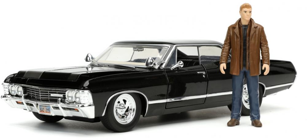 Jada Modellauto Hollywood Rides Supernatural Dean Winchester 1967 Chevy Impala 1:24 253255037