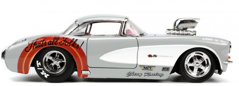 Jada Modellauto Hollywood Rides Bugs Bunny 1957 Chevrolet Corvette 1:24 253255041