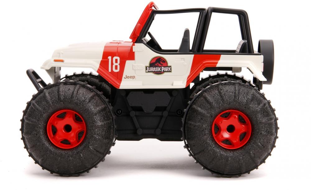 Jada ferngesteuertes Fahrzeug Auto Hollywood R. RC Jurassic World Sea and Land Jeep 1:16 253255045