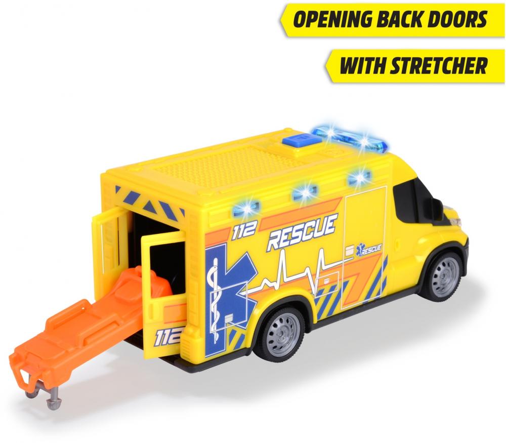 Dickie Spielfahrzeug Krankenwagen Go Real / SOS Iveco Daily Ambulance 203713014