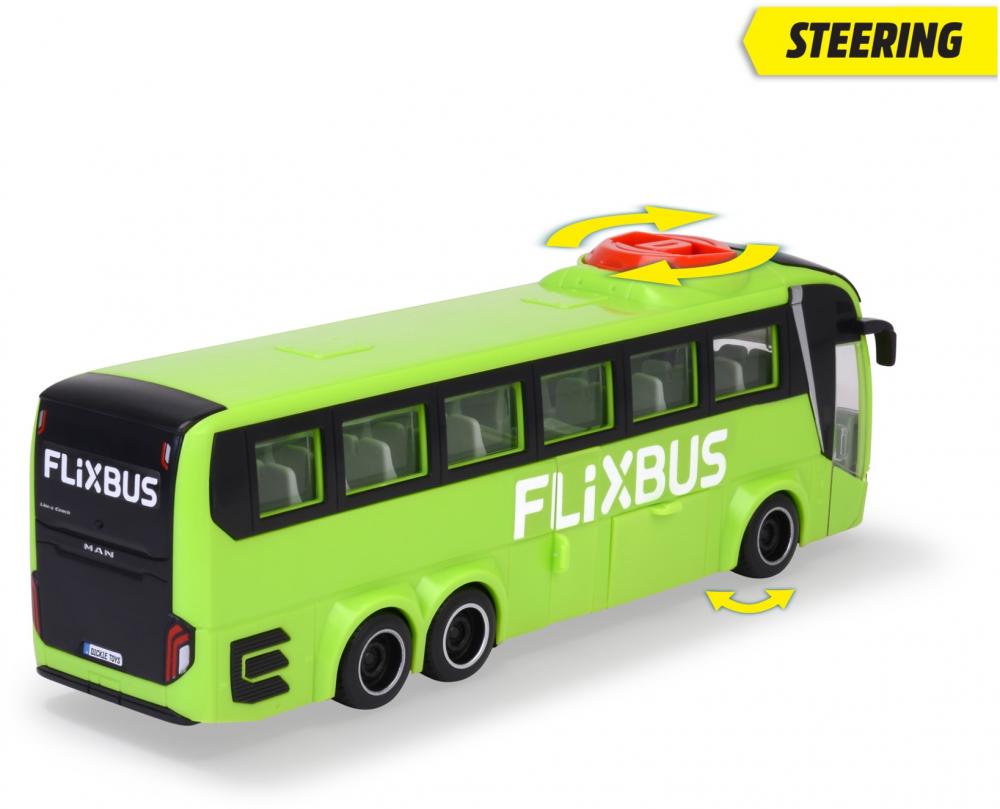 Dickie Spielfahrzeug Bus Go Real / City MAN Lion's Coach Flixbus 203744015