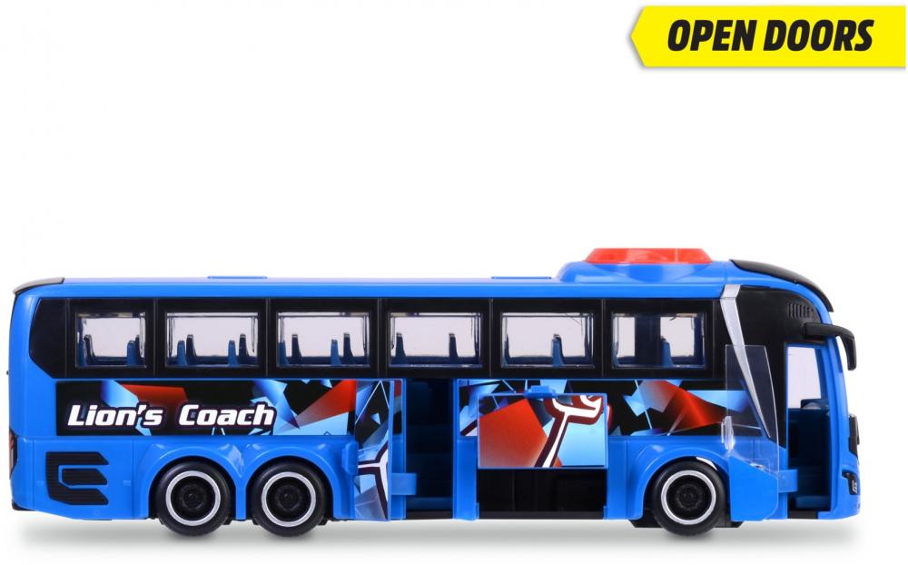 Dickie Spielfahrzeug Bus Go Real / City MAN Lion's Coach 203744017