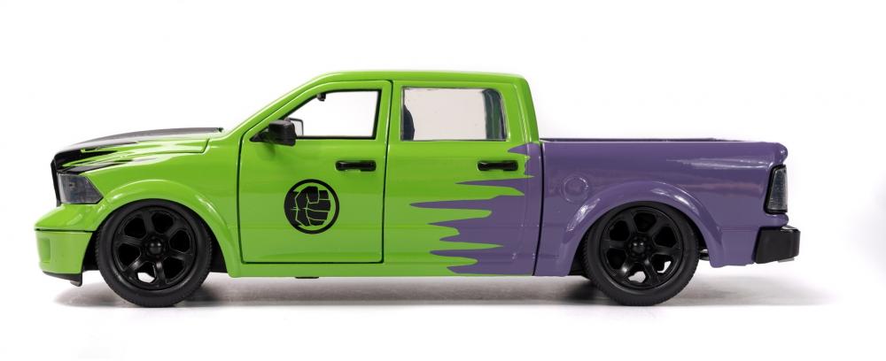 Jada Modellauto Hollywood Rides Marvel Hulk 2014 Ram 1500 mit Figur 1:24 253225029