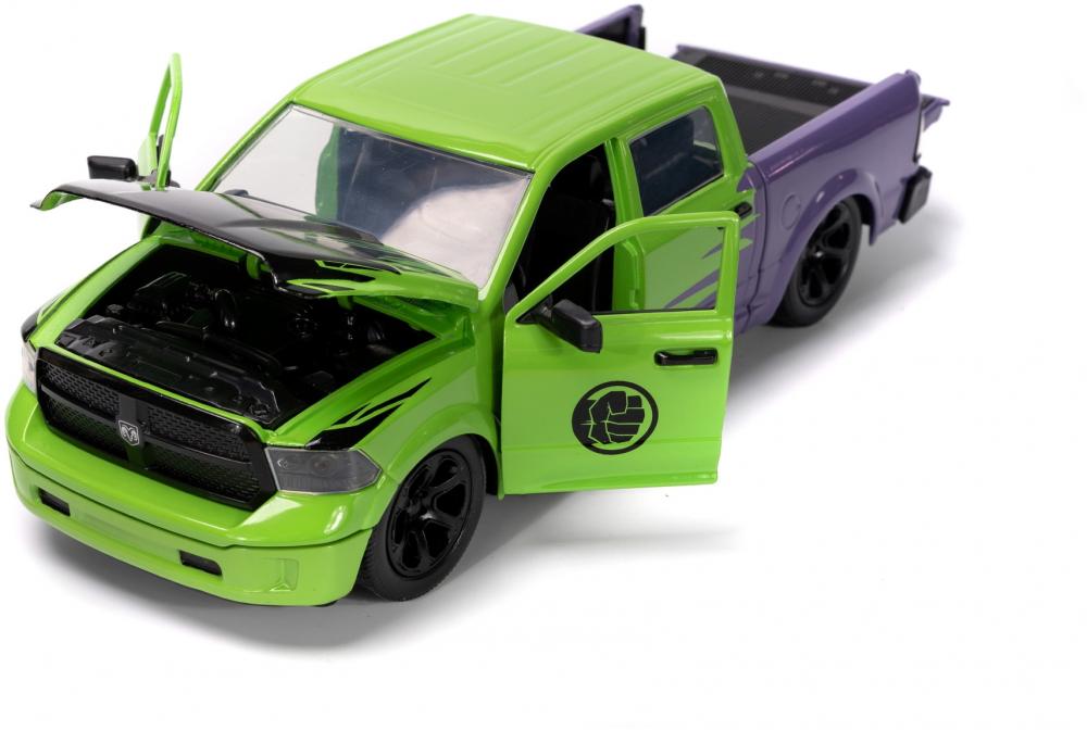 Jada Modellauto Hollywood Rides Marvel Hulk 2014 Ram 1500 mit Figur 1:24 253225029