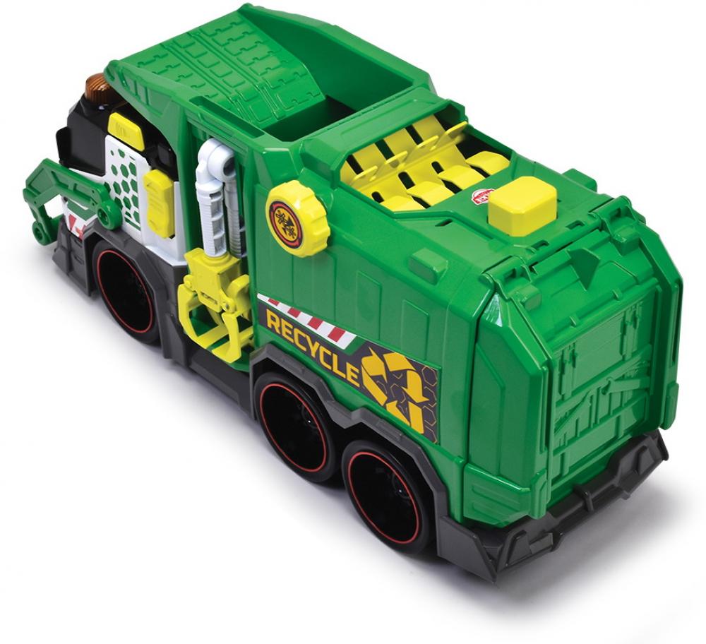 Dickie Spielfahrzeug Müllwagen Go Action / City Heroes Recycling Truck 203307001