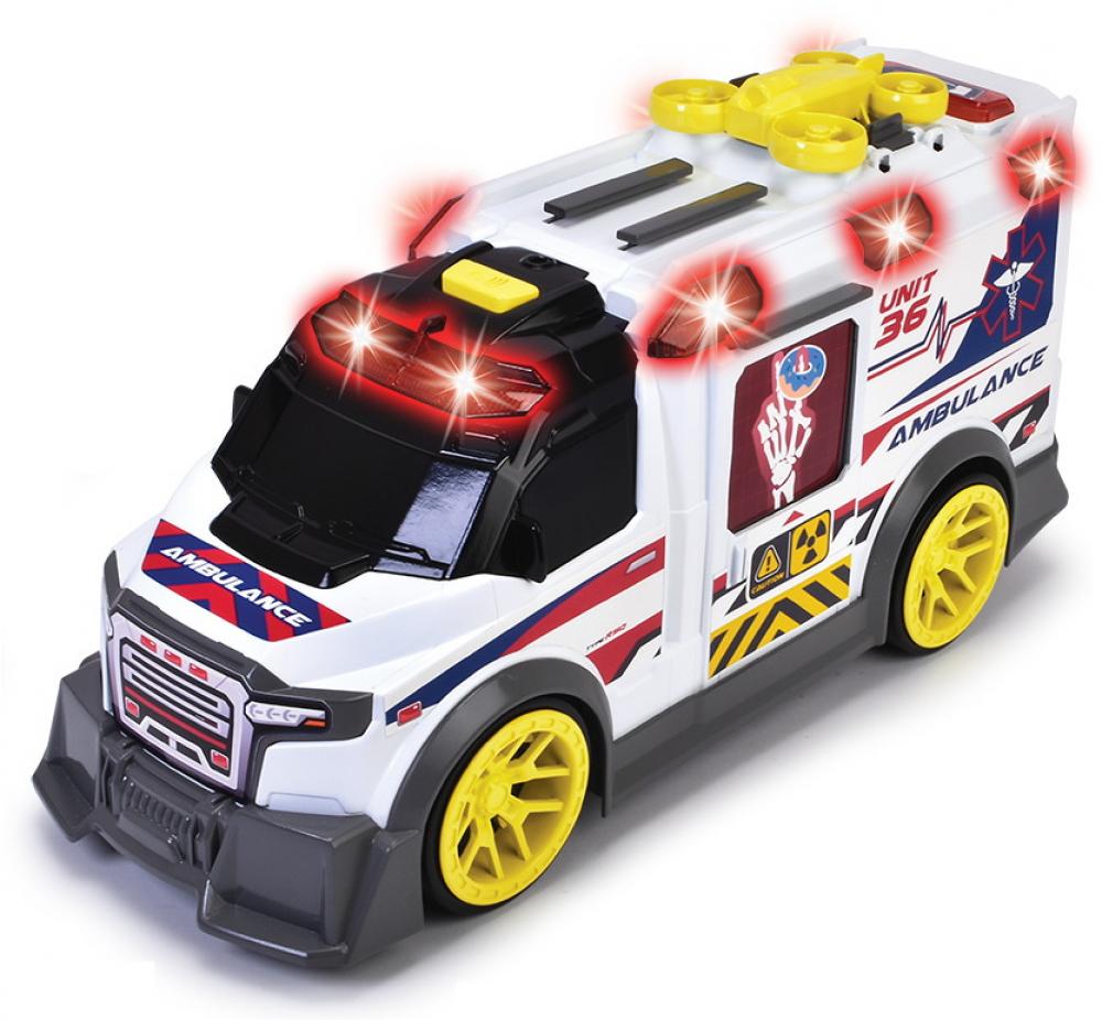 Dickie Spielfahrzeug Krankenwagen Go Action / City Heroes Ambulance 203307003