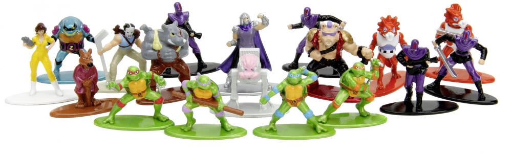 Jada Sammelfigur Nano MetalFigs Turtles Nano 18er Pack 1,65 Zoll 4 cm 253285004