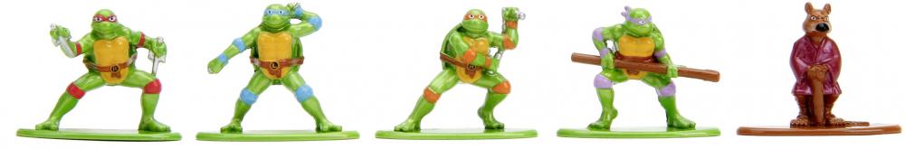 Jada Sammelfigur Nano MetalFigs Turtles Nano 18er Pack 1,65 Zoll 4 cm 253285004