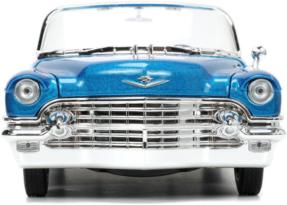 Jada Modellauto Hollywood Rides M&Ms Blue & 1956 Cadillac Eldorado mit Figur 1:24 253255067