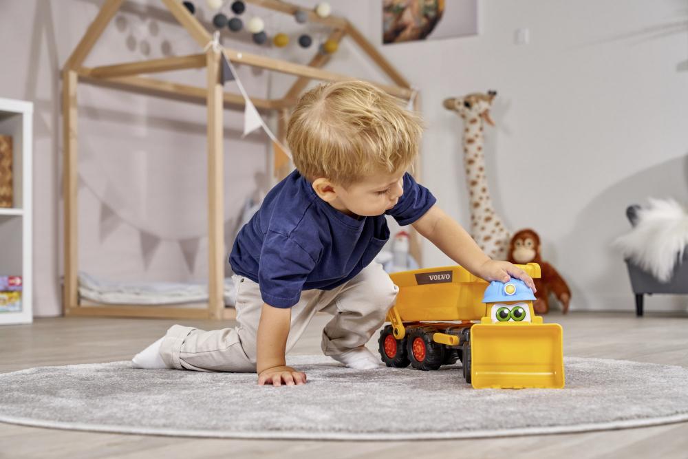 ABC Baby- & Kleinkindspielzeug Bagger mit Anhänger Tracey Trailer 65cm 204119007