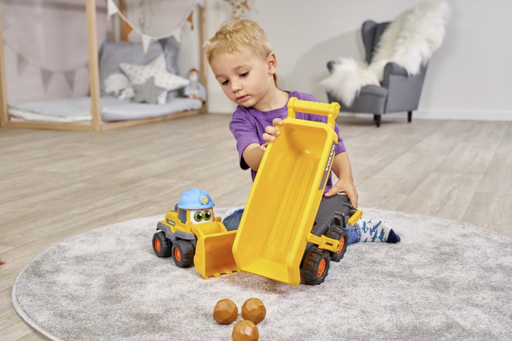 ABC Baby- & Kleinkindspielzeug Bagger mit Anhänger Tracey Trailer 65cm 204119007