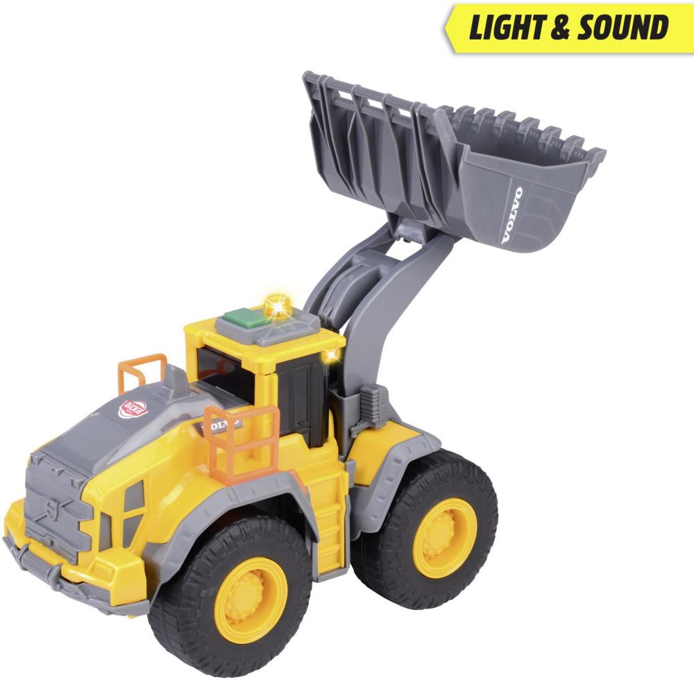 Dickie Spielfahrzeug Baustelle Bagger Auto Go Real / Construction Volvo Wheel Loader 203723006