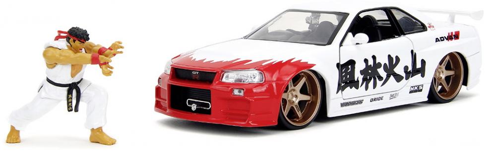 Jada Modellauto Hollywood Rides Street Fighter 2022 Nissan Skyline GTR 1:24 253255071