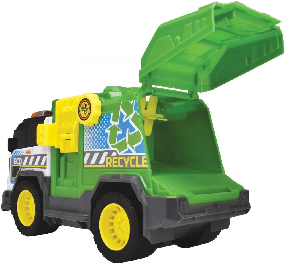 Dickie Spielfahrzeug Müllwagen Auto Go Action / City Heroes Recycle Truck 203306021