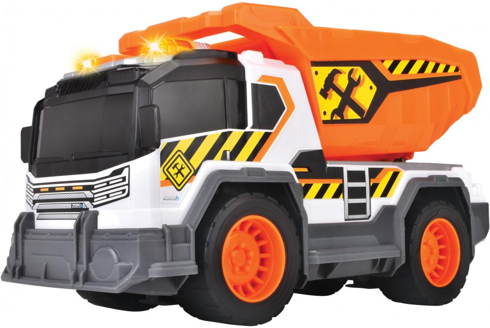 Dickie Spielfahrzeug Baustelle LKW Auto Go Action / City Heroes Dump Truck 203306025