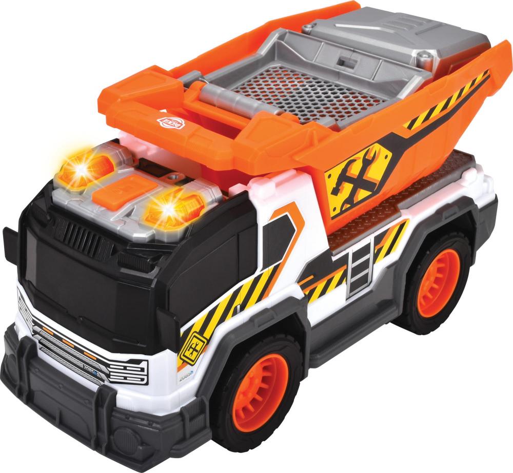 Dickie Spielfahrzeug Baustelle LKW Auto Go Action / City Heroes Dump Truck 203306025