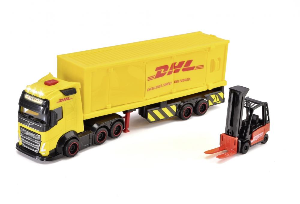 Dickie Spielfahrzeug LKW Go Real / City DHL Truck 203747018