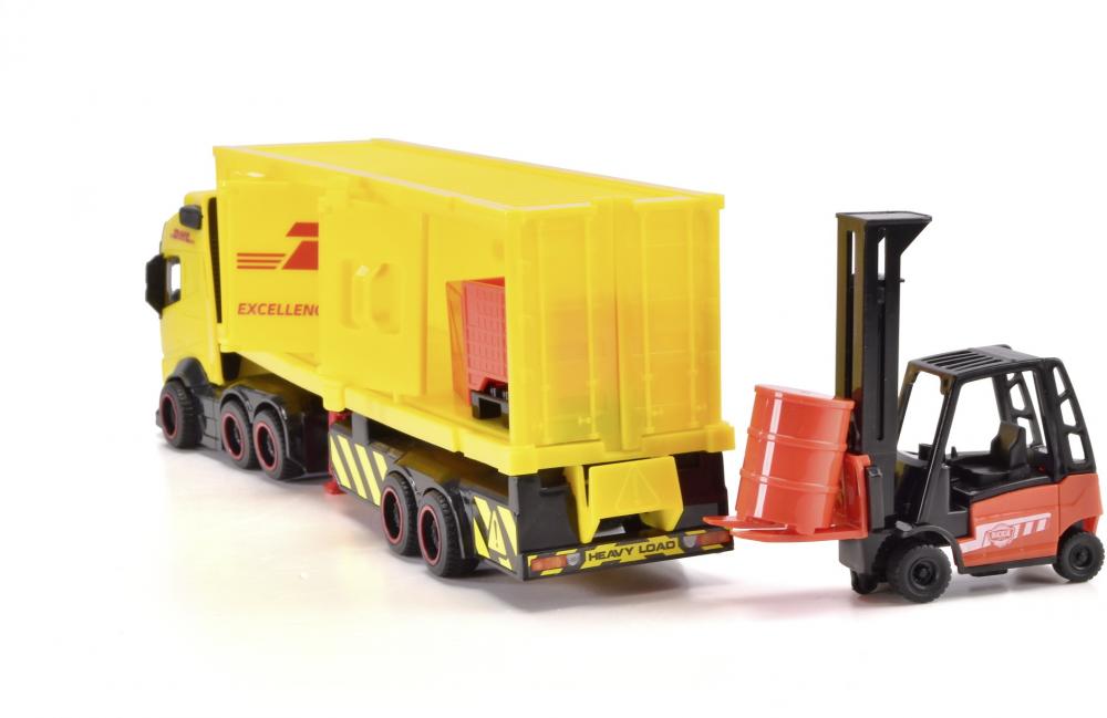 Dickie Spielfahrzeug LKW Go Real / City DHL Truck 203747018