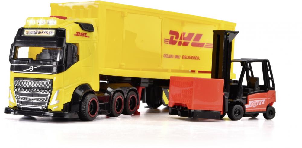 Dickie Spielfahrzeug LKW Go Real / City DHL Truck 203747018