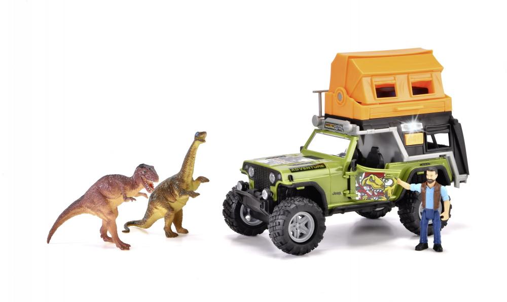 Dickie Spielfahrzeug Auto Dinosaurier Go Real / Urban & Adventure Dino Camper 203834011