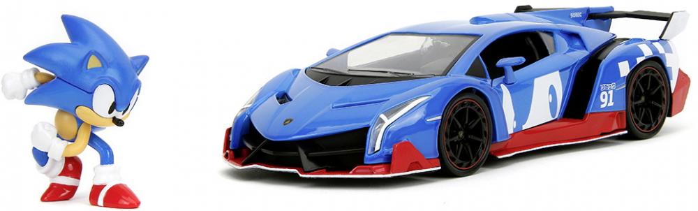 Jada Modellauto Hollywood Rides Sonic Lamborghini Veneno 1:24 253255082