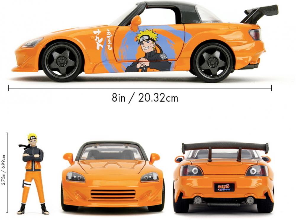 Jada Modellauto Hollywood Rides Naruto 2001 Honda S2000 1:24 253255084