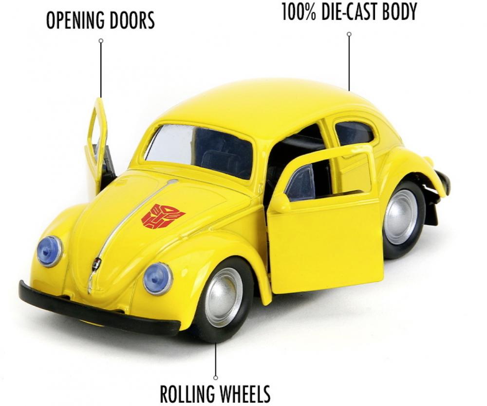 Jada Modellauto Hollywood Rides Transformers Bumblebee VW Beetle 1:32 253112012