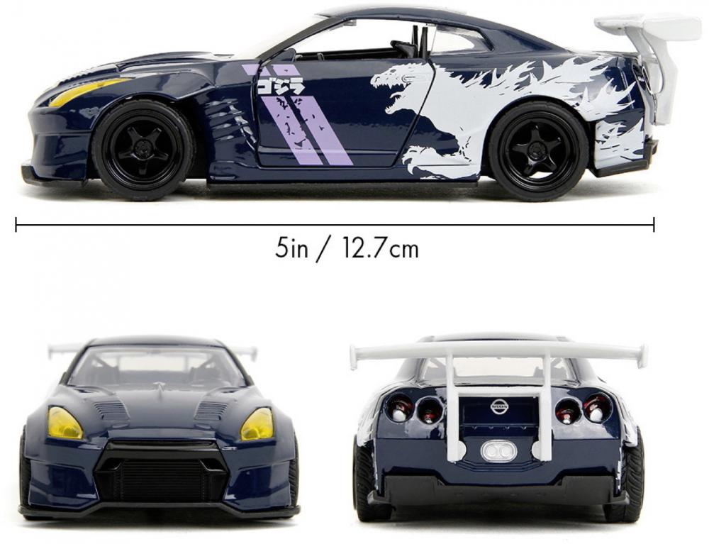 Jada Modellauto Hollywood Rides Godzilla 2009 Nissan GTR R35 1:32 253252054