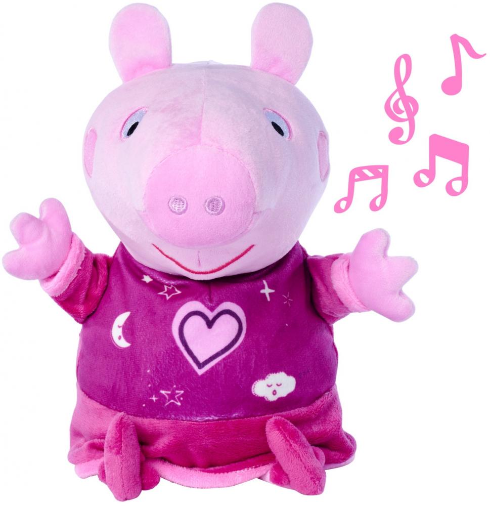 Simba Plüsch Stofftier Peppa Pig Gute Nacht Peppa Licht und Musik 25cm 109261016