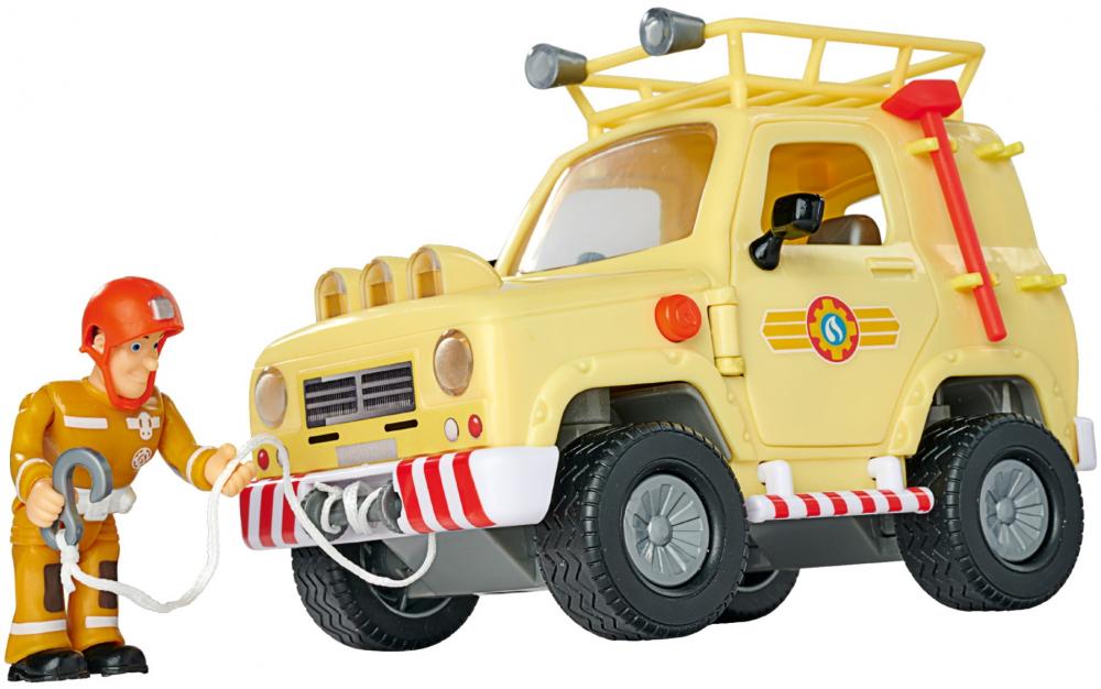 Simba Spielfahrzeug Feuerwehr Feuerwehrmann Sam 4x4 Geländewagen mit Figur 109252511