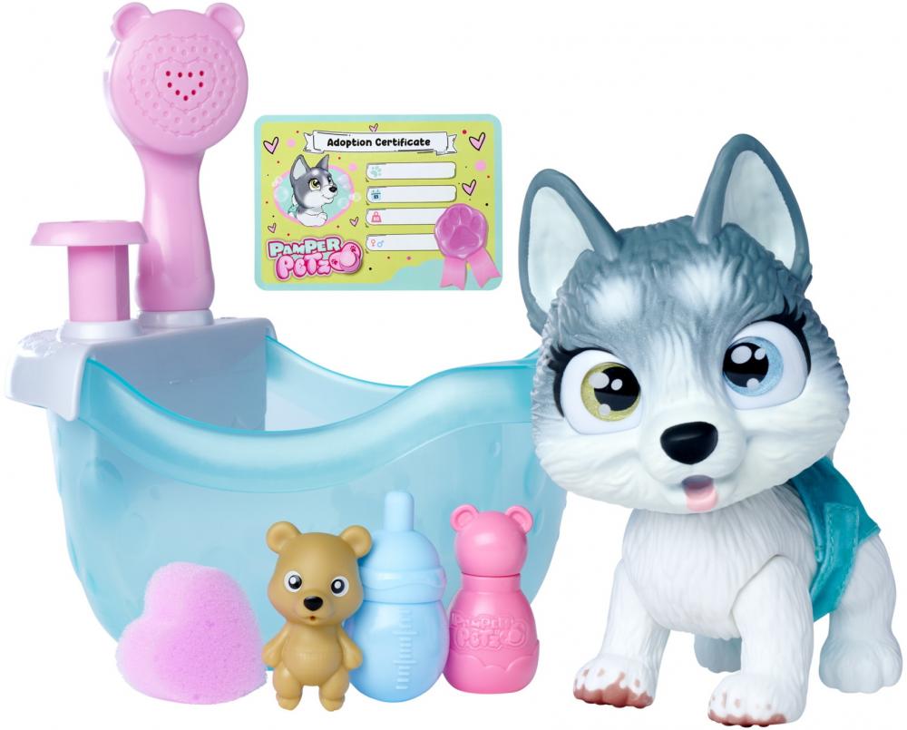 Simba Spielzeug Spielwelt Tierwelt Pamper Petz Husky und Badewanne 105953560