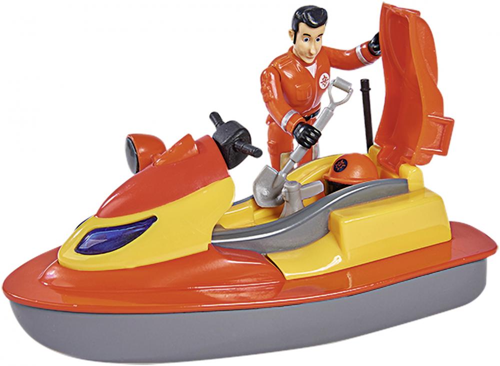 Simba Spielfahrzeug Feuerwehr Jet Ski Feuerwehrmann Sam Juno, Jet Ski mit Figur 109252570