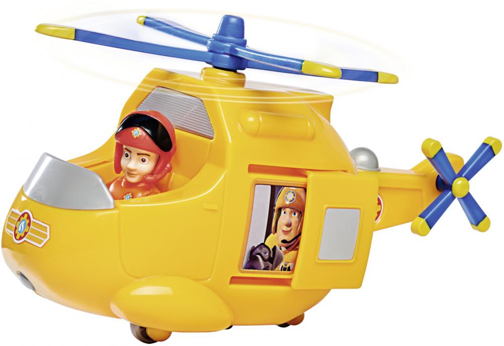 Simba Spielfahrzeug Feuerwehr Helikopter Feuerwehrmann Sam Junior Wallaby 2 mit Krystyna 109252582