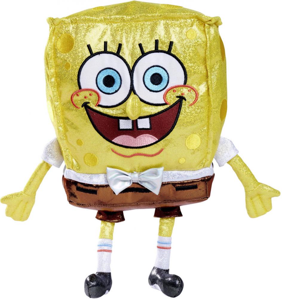 Simba Plüsch Stofftier Spongebob glitzernd Plüsch 25. Jubiläum 30cm 109491007