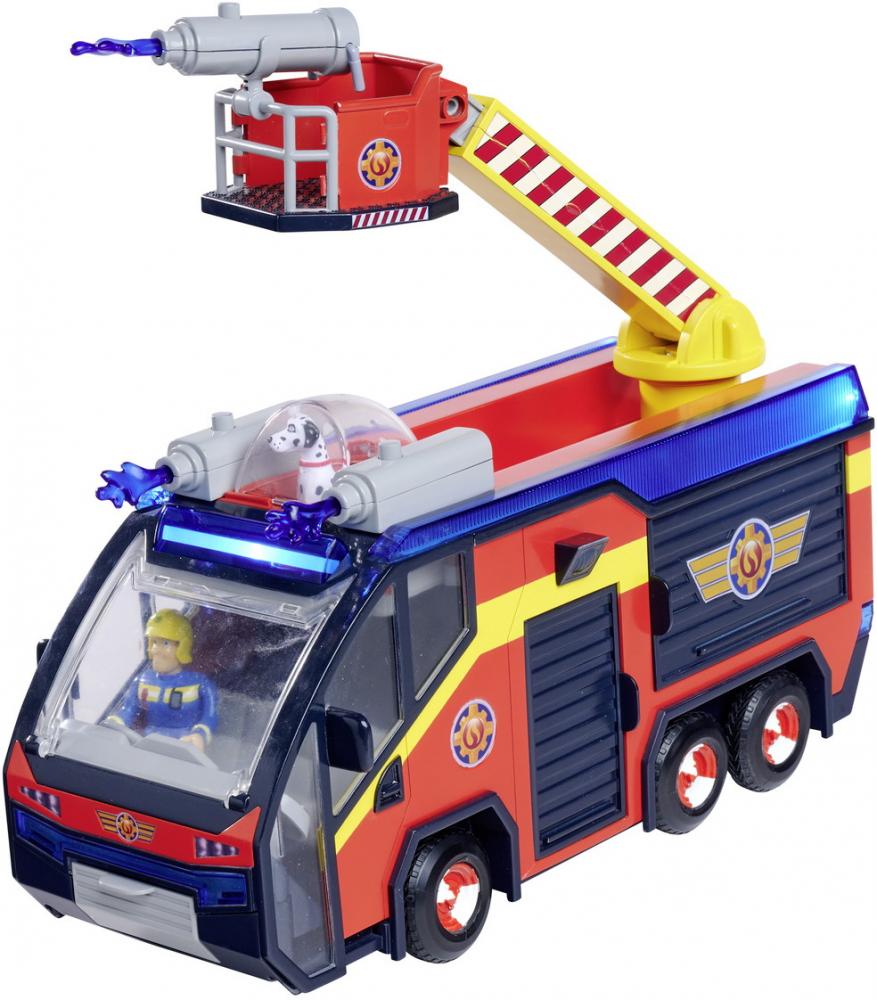 Simba Spielfahrzeug Feuerwehr Feuerwehrmann Sam Junior Jupiter mit Sam Figur 109252595