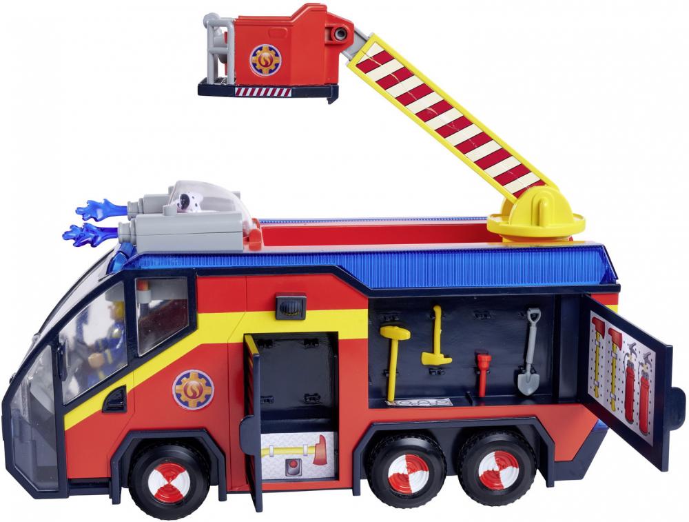 Simba Spielfahrzeug Feuerwehr Feuerwehrmann Sam Junior Jupiter mit Sam Figur 109252595