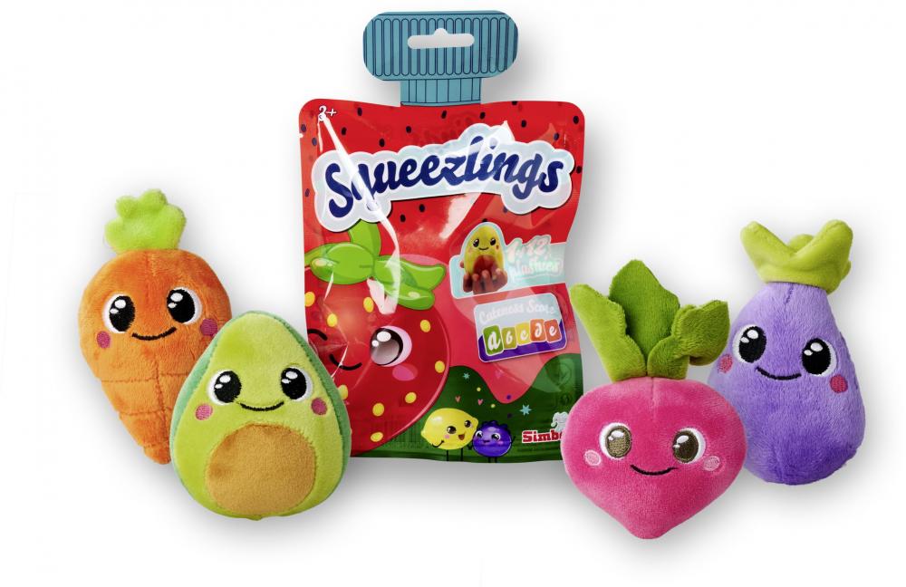 Simba Plüsch Stofftier Squeezlings Plüschfiguren zum Sammeln 8cm 105953737