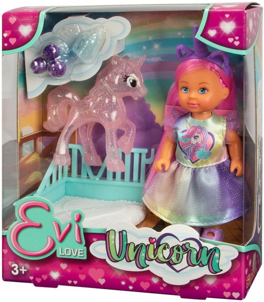 Simba Puppe Evi Love mit Unicorn Einhorn 105733728