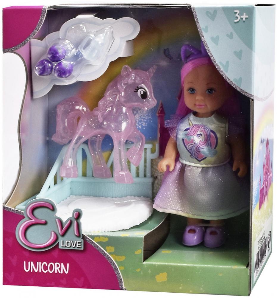 Simba Puppe Evi Love mit Unicorn Einhorn 105733728