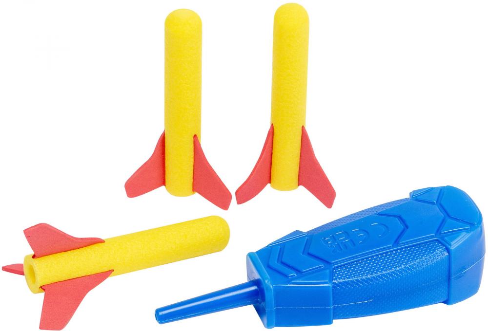 Simba Outdoor Spielzeug Wurfspiel Flying Zone Mini Pump Raketen 107206202